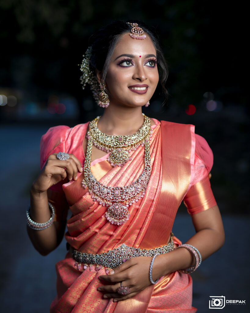 signature bridal studio Bridal makeup Saree draping