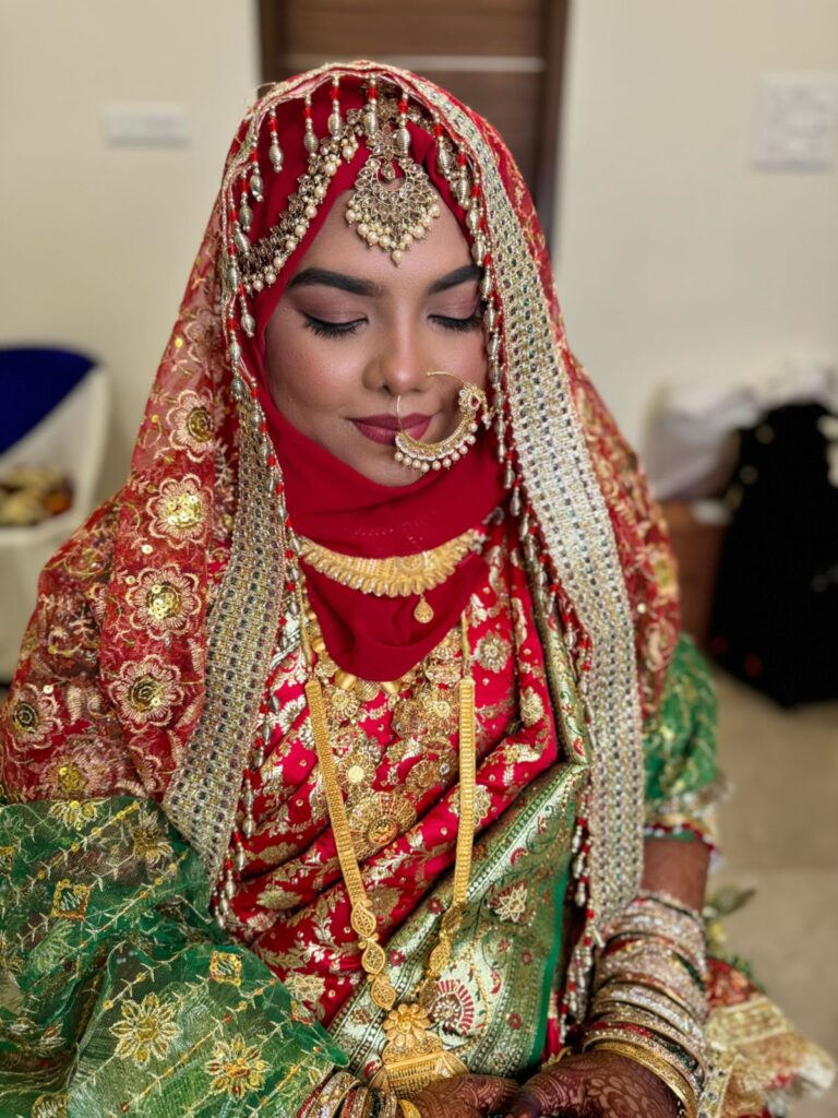 Bridal makeup service